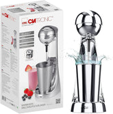 Clatronic® Barmixer U. Milchaufschäumer | Smoothie Maker | 650 ml Edelstahlbehälter | Praktischer Becherhalter | Mixér | 2 Geschwindigkeitsstufen | Motor Kraftvoller 65 W | Chromdesgin | BM 3472 Kitchen Naty Shop