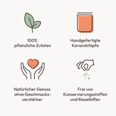 Potluck | Kräuterbutter-Gewürz | Würzmischung im Keramiktopf | 45 g | Veganské, bezlepkové a s přírodními ingrediencemi