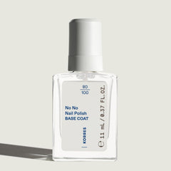 KORRES No No báze laku na nehty - 10% veganská báze bez uvolňování, pro dlouhotrvající barvu odolnou proti odlupování, 11 ml - přirozeně pěstěné nehty, bez škodlivých látek