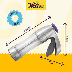 Presă pentru fursecuri Wilton Preferred Press, set 13 piese, 385 g