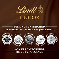 Bílé čokoládové kuličky Lindor | 400 g Přibl. 30 bílých čokoládových kuliček s náplní rozplývající se v ústech | Čokoládový dárek | Čokoládový dárek (balení 2 ks)