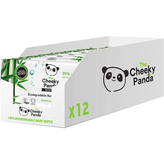 Bambusové vlhčené ubrousky Cheeky Panda Baby | 720 eko ubrousky | Jemné a měkké Essential produkty pro novorozence