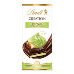 Lindt Creation Hazelnut De Luxe Bar - Hořká čokoláda s křupavými lískovými oříšky ve smetanové náplni