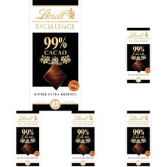 Lindt EXCELLENCE 99% hořká čokoláda - intenzivní kakaová příchuť 50g Vegan Premium