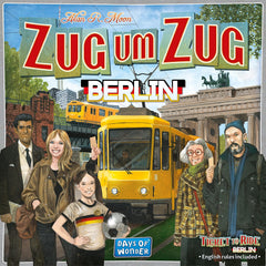 Days of Wonder, Ticket to Ride: Berlin, rodinná hra, desková hra, 2–4 hráči, věk 8+, 10–15 minut, německy