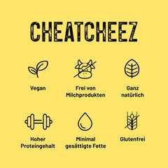Kultivovaná jídla CHEATCHEEZ Veganská omáčka Gouda – bez laktózy a lepku