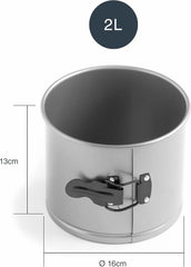 Forma Panettone, vyjímatelná, uhlíková ocel, nepřilnavá, průměr 16 cm, objem 2 litry Pečicí formy a plechy Naty Shop