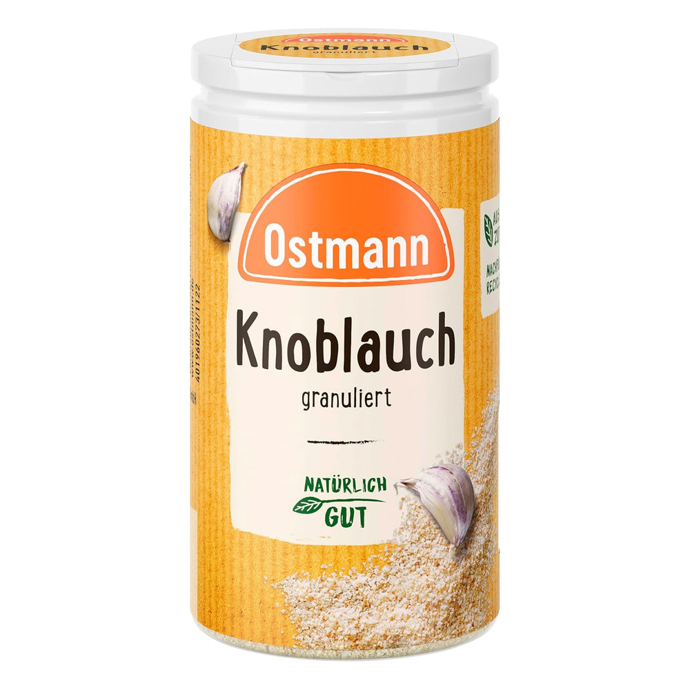 Ostmann Knoblauch granuliert 50 g Knoblauch zum Würzen von herzhaften Gerichten Menge: 1 Stück