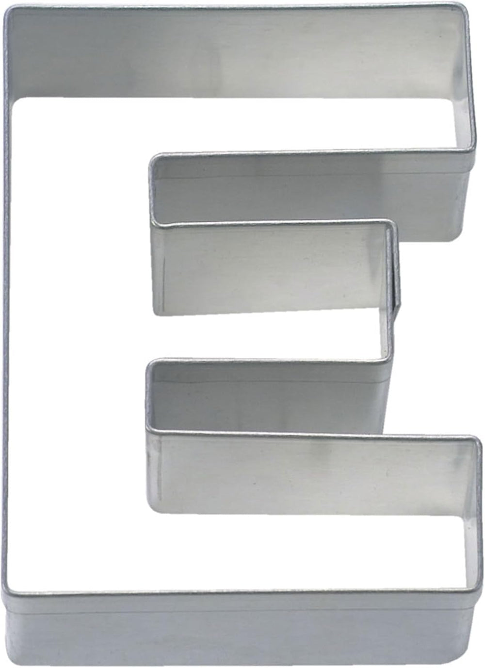 Formă pentru prăjituri Städter, oțel inoxidabil, litera „E”, argintiu