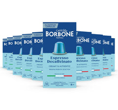 Caffè Borbone Decaffeinato - 90 Kaffeekapseln - cremig & authentisch - Kompatibel mit Nespresso®* Haushalts-Espressomaschinen