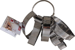 Set de forme pentru biscuiți Zenker 44854 (UVA, banană, măr, lămâie, avocado), oțel inoxidabil