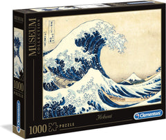 Clementoni 39378 Hokusai - Marele val - Puzzle 1000 piese, Colecție muzeu, Joc de îndemânare pentru întreaga familie, Joc de întindere colorat, Puzzle pentru adulți de la 14 ani Puzzle Naty Shop Titlu implicit
