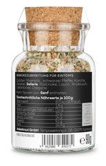 Ankerkraut Eintopf, Linsen, Beans and Gemüse, Gewürz-Mischung, Vielfalt für jeden Gesmack, ohne Gesmackverstärker, lecker schmecker, 90 g v korkovém skle