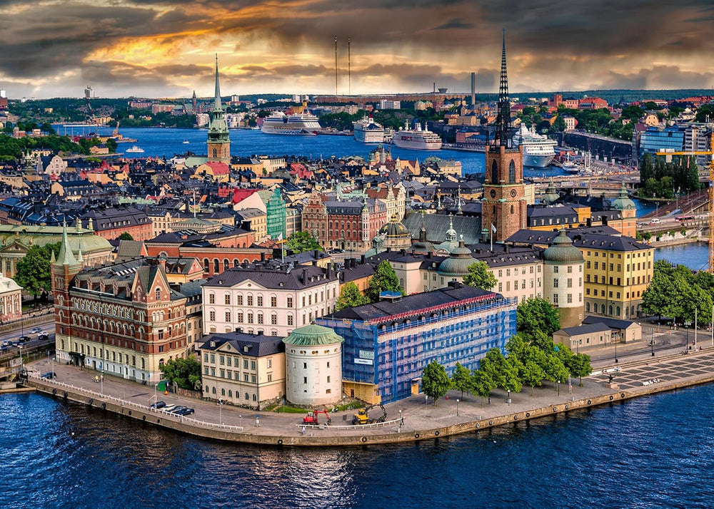 Ravensburger Puzzle Locuri scandinave 12000114 - Stockholm, Suedia - puzzle jigsaw de 1000 de piese pentru adulți și copii de peste 14 ani Puzzle Naty Shop Design nou