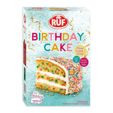 RUF Birthday Cake, Geburtstagskuchen, Schicht-Torte Aus Rührteig Und Konfetti-Streusel, Tortencreme Und Buntem Dekor-Mix, Für Kindergeburtstag, Familienfeier, Einschulung, 1X425G Glazuri si Decor Naty Shop 425 G (1Er Pack)