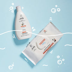 Bionike Triderm Baby vlhčené ubrousky pro suchou a citlivou pokožku Zklidňující a zpevňující účinek Chrání a hydratuje 72 ubrousků