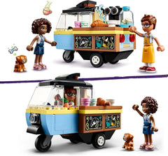 LEGO Friends Rolling Café Malá hračka na pečení pro děti, dárek pro dívky a chlapce 6 let, vzdělávací hračka s Aliyou, Julesem a psem Airou 42606 Stavebnice Beuche den LEGO-Store