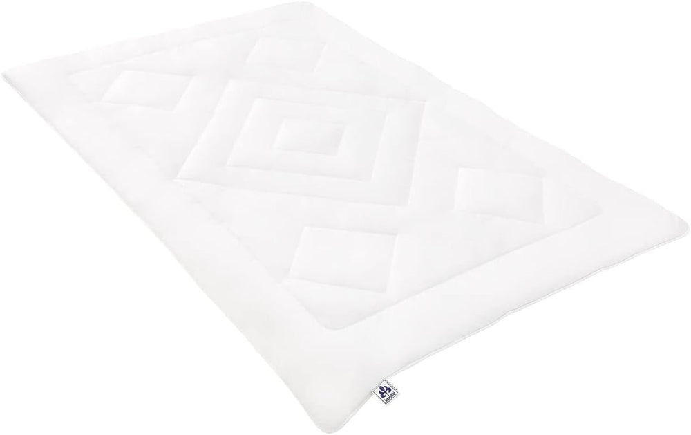 Plapumă Irisette Noblesse pentru toate anotimpurile - Made in Germany - Cuvertură cu capac din bumbac pur, 135 X 200 Cm, certificat Ã-ko-Tex Plapumi si pilote Naty Shop Singur 135 cm X 200 cm Mono