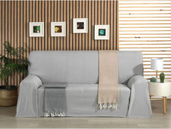 ECOMMERC3 multifunkční přehoz, rozměr 300 X 260 cm, na pohovku nebo postel, modrý multifunkční přehoz, dekorační na pohovku, postel, pohovku Throw, lehký a elegantní, modrý Postele a přikrývky Besuche den ECOMMERC3-Store