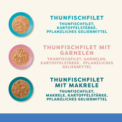 Applaws hrană umedă 100% naturală pentru pisici adulte, sortiment de pește în sos, pachet multiplu, 12 cutii x 70 g