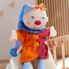 Păpușă de mână HABA Kasper – De la 18 luni, Lavabilă la 30°C, Ideală pentru jocuri de păpuși și roluri, teatru de păpuși – 2011866001