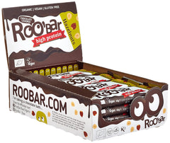 Tyčinky z lískových oříšků s vysokým obsahem bílkovin v čokoládě – 100% bio, veganské, ovocné tyčinky, bez mléka, bez lepku, bez rafinovaného cukru – 16 tyčinek x 40 g