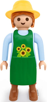 LECHUZA Gardener 2021 - Floarea-soarelui (62,5 cm), Verde/Albastru deschis