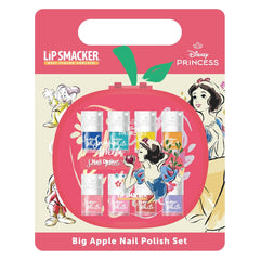 Big Apple Snow White Lip Smacker Sada laků na nehty 9dílná sada dětských laků na nehty s elektrickým sušákem na nehty Disney Princess Lak na nehty dárky pro děti
