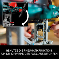 LEGO Technic Tým Emirates Nový Zéland AC75 Závodní jachta Stavebnice plachetnice pro dospělé Dárek pro muže a ženy Kreativní a odpočinková činnost 42174 Stavebnice Besuche den LEGO-Store