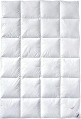 Péřová přikrývka Billerbeck - E04 Gold Edition - Letní přikrývka - 135 X 200 cm přikrývka z pravého prachového peří - Lehká letní úroveň tepla Přikrývky a přikrývky Naty Shop Výchozí název