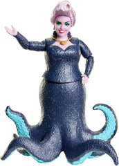 Mattel DISNEY Ariel, mořská panna - Ursula s chapadly, odnímatelným náhrdelníkem a levandulovým účesem pro nekonečnou kadeřnickou zábavu, vhodné pro děti od 3 let, HLX12 Naty Shop Dolls