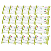 Șervețele umede pentru bebeluși cu aloe, pentru piele sensibilă, fără alcool, prietenoase cu pielea, pH 5,5, parfumate ușor, 1728 bucăți (24 pachete)