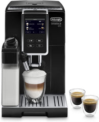 De'Longhi Dinamica Plus ECAM 370.70.B Espressor complet automat cu sistem LatteCrema Milk, Cappuccino și Espresso, ecran tactil color TFT de 3,5 inci și control prin aplicație, funcție cafetieră, negru