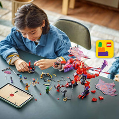 LEGO NINJAGO Chaos Dragon Thundertooth - Hračka se 6 minifigurkami nindžů - Stavebnice na hraní rolí pro chlapce a dívky ve věku 8+ - Dárky pro fanoušky televizního seriálu Rise of the Dragons 71832 Stavebnice Beuche den LEGO-Store