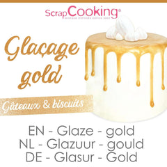 Scrapcooking, Glazura Drip Cake, 140 grame Glazuri si Decor Naty Shop