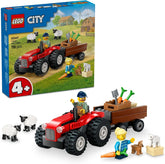 LEGO City traktor s přívěsem - Farma s figurkami traktoru a zvířat - Montessori herní sady pro chlapce a dívky od 4 let - dárek se 2 minifigurkami 60461 Stavebnice Besuche den LEGO-Store Výchozí název