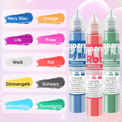 Colorant alimentar liposolubil - 30 ml colorant alimentar concentrat pe bază de ulei pentru ciocolată, set de coloranți alimentari pentru decorarea torturilor, fondant, cremă de unt, copt, meșteșuguri (albastru marin)