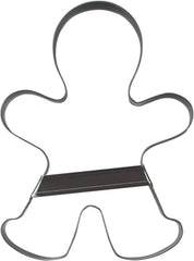 Städter 041332 Formă de biscuiți Omuleț de turtă dulce, oțel inoxidabil, argintiu, 20,5 cm