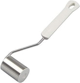 Dr. Oetker Tavă de Tort Classic 22 cm, Tavă de Colț cu Parte Funcțională din Oțel Inoxidabil, Sucitor de Tavă de Copt de Înaltă Calitate cu Proprietăți Antiaderente (Culoare: Argintiu/Alb), Cantitate: 1 Bucată, 22 x 5 x 3,5 cm