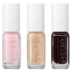 Stavebnice Essie Mini Trio XMAS, no. 13 Mademoiselle + č.p. 49 Wicky + ne. 570 Mani Thanks, 3 x 15 ml