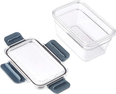 Amazon Basics Tritan keep-fresh poate cu închidere, 11-pack, (11 cutii + 11 capace), clar Cutii depozitare alimente Naty Shop