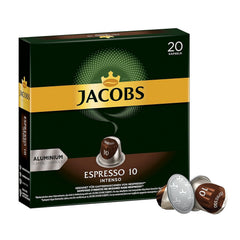 Kaffeekapseln Espresso Intenso, Intensität 10 von 12, 10 x 20 Getränke & Kaffeekapseln Lungo Decaffeinato- Intensität 6- 200 Nespresso kompatible Kapseln, 10er Pack, 10 x 20 Getränke