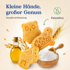 Alete Organic Crunchy Biscuits with Alac (4 x 125g) - Křupavé Alac sušenky pro kojence, bez palmového oleje, od 10 měsíců