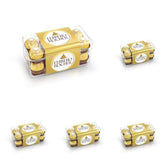 Ferrero Rocher – Specialitate de praline crocante și cremoase cu nuci – 5 pachete a câte 16 praline individuale fiecare
