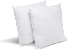 Bleu Câlin set de 2 perne anti-acarieni, anti-bug, confort pufos, 60 X 60 Cm, husă din microfibră, protecție completă, alb Perne standard Naty Shop