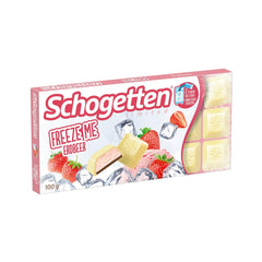 Schogetten Freeze Me Strawberry Limitovaná edice - Studená čokoládová zmrzlina s intenzivní jahodovou příchutí