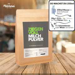 Milcherei sušené kozí mléko - bez regionálních aditiv 800g