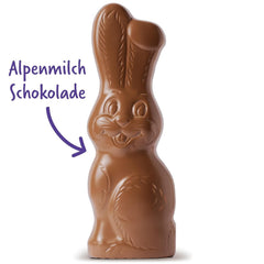 Milka Iepuraș Zâmbitor Ediție Alpine Milk Design – Ciocolată de Paște cu 3 modele diferite – 24 x 45g