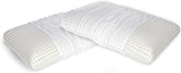 Talamo Italia Set de 2 perne pentru pat, 100% Made in Italy, pernă detașabilă "săpun" din spumă de memorie perforată, hipoalergenică și respirabilă, 70X40Xh16 Cm Perne standard Naty Shop Altezza 16 Copertă inclusă Set Da 2