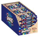 Nestlé SMARTIES Multipack, malá rolka, čokoládová čočka, ideální k narozeninám dětí, přírodní barvy, šestihranná rolka, balení 12 ks (12x (4 x 34g))